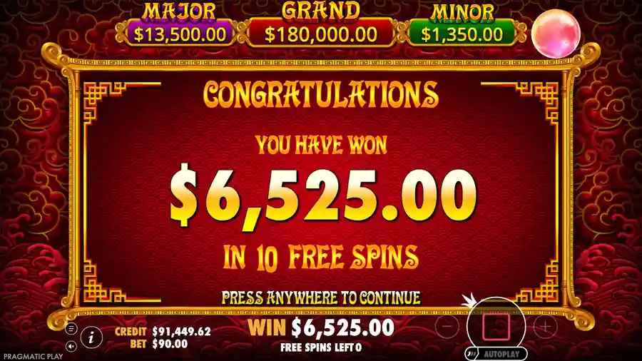 5 Lions Gold big win — five Dragons with Wild multiplier in free spins