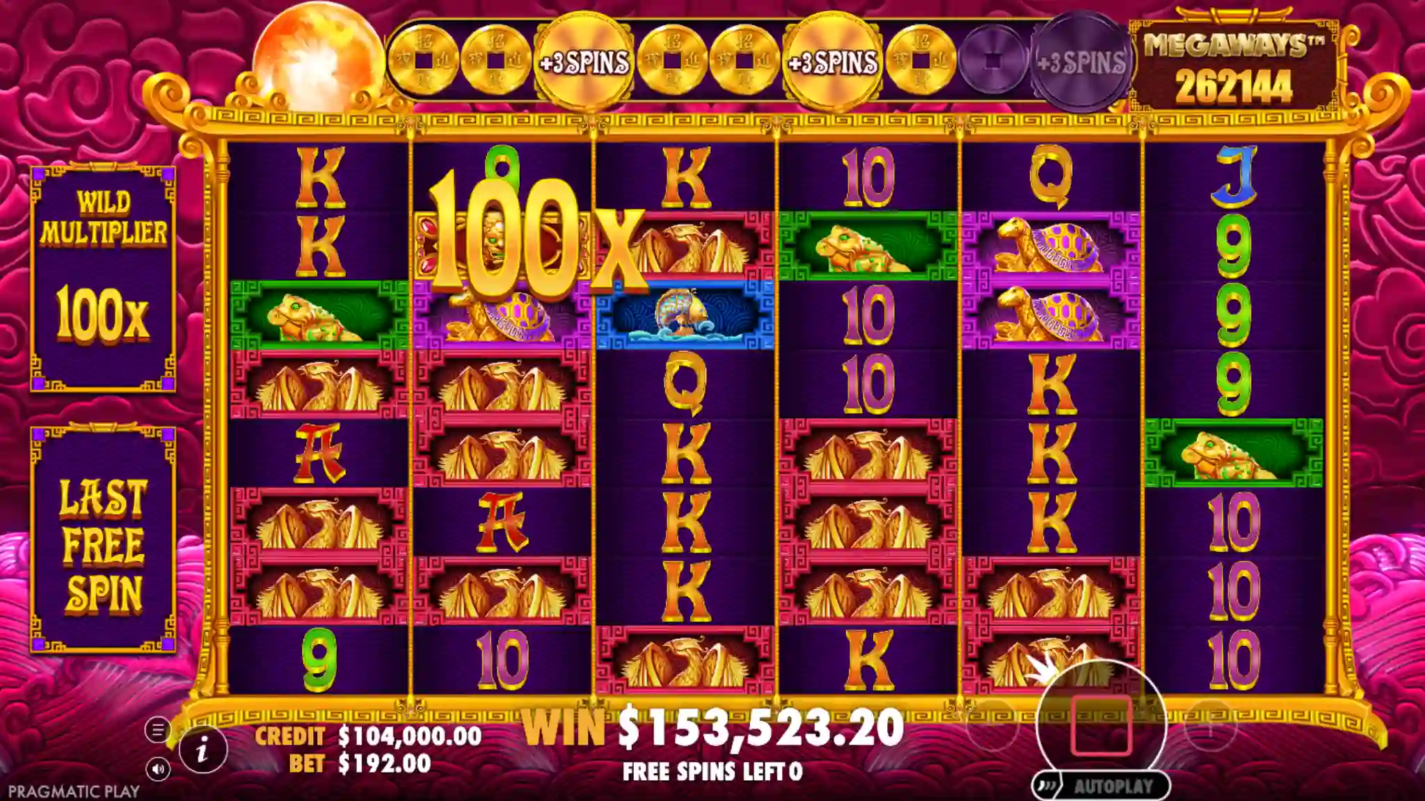 5 Lions Megaways 2 mechanics — Wild on all reels with random multiplier 1×–100×